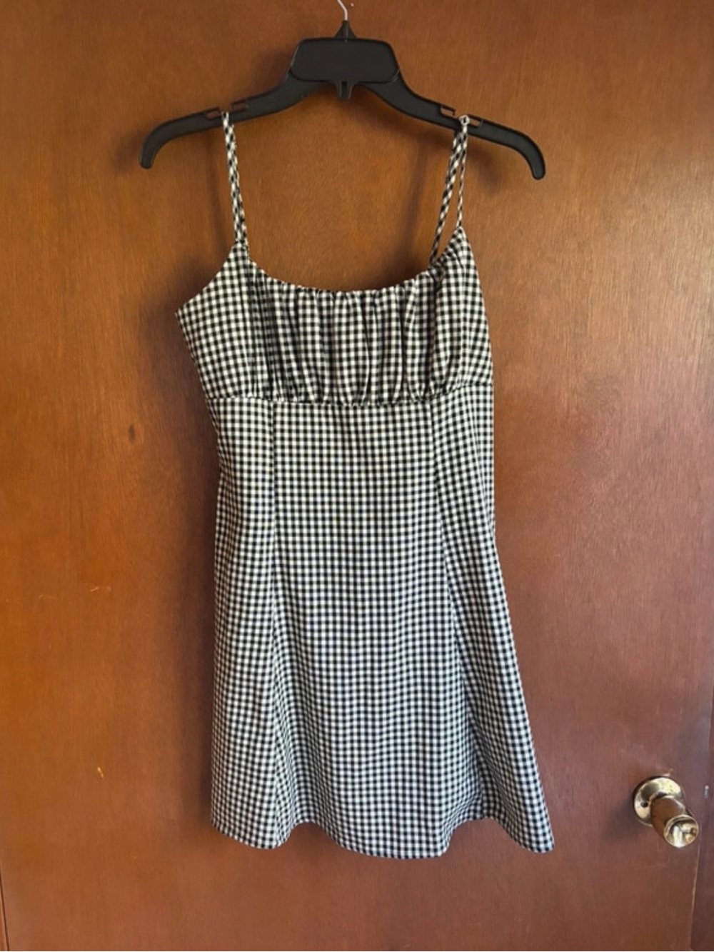 Forever 21 Black and White Gingham Mini Dress
